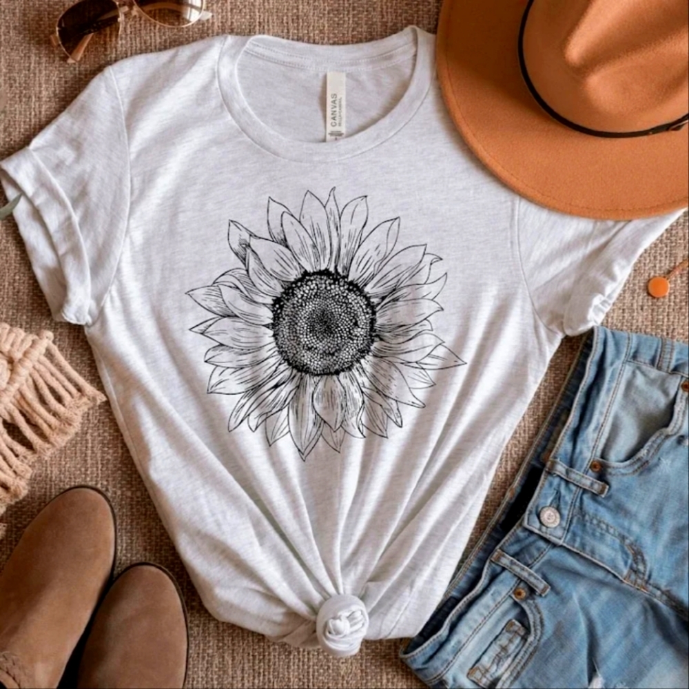 Sun flower tshirts